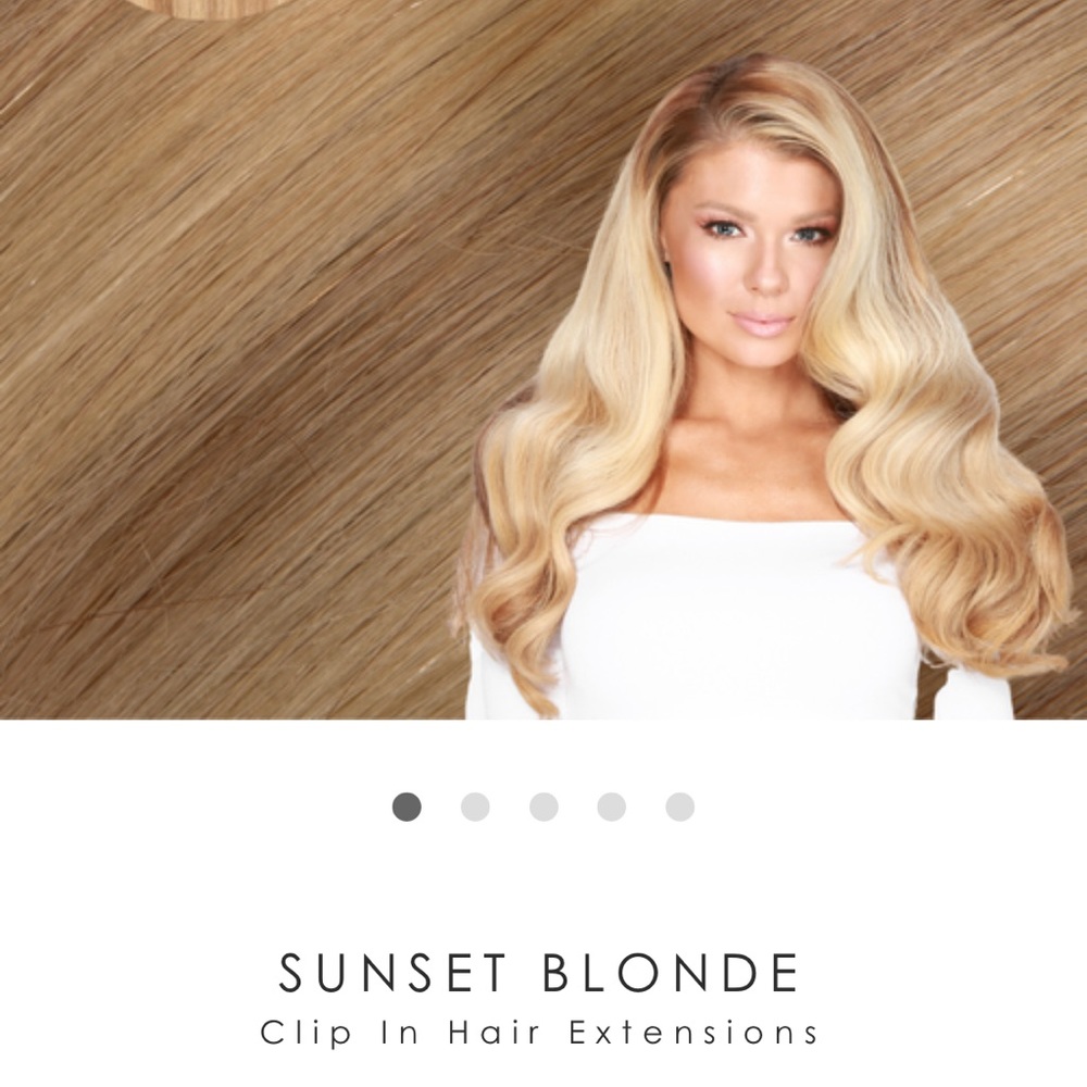ISO 18” sunset blonde cashmere hair extensions